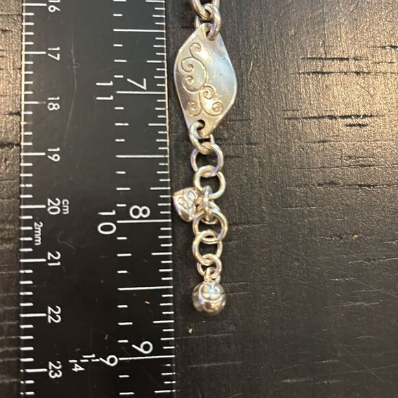 Brighton Twirl Silver Tone Swirl Boot Jack Western Boho Bracelet - Picture 8 of 8